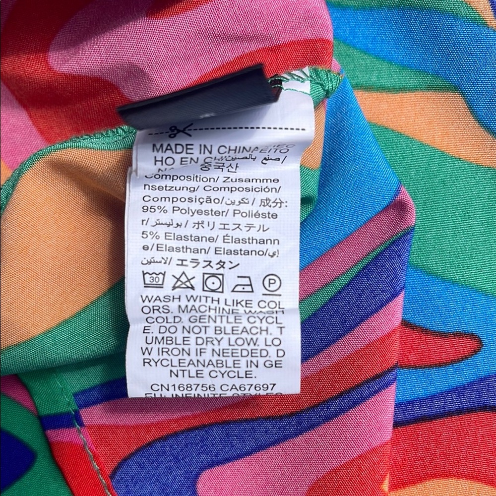 Colorful Swirl Pattern Dress - Picture 5 of 5
